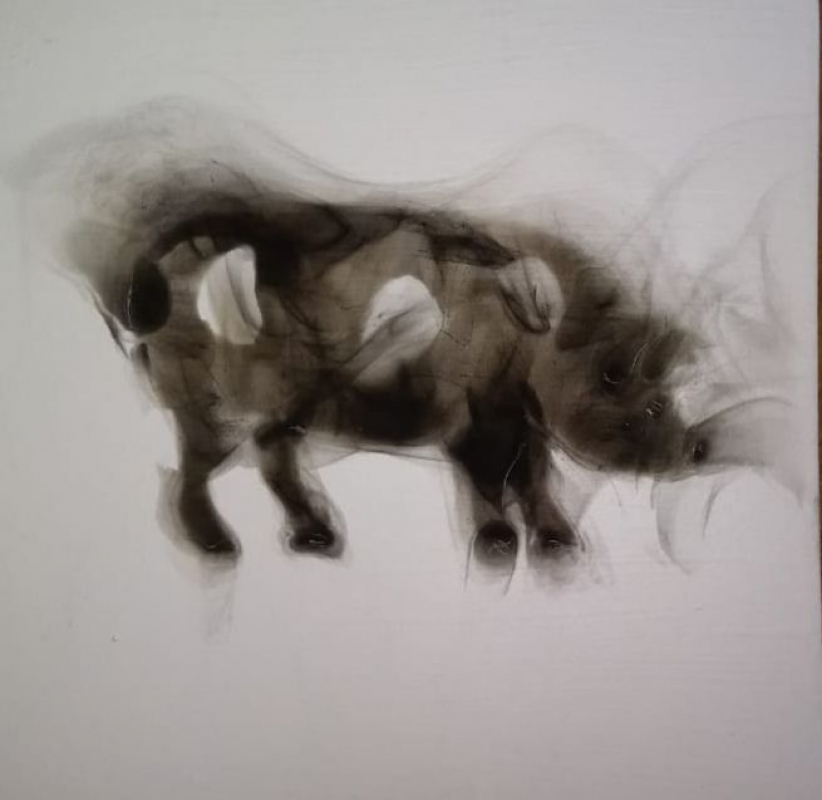 Emmanuel Serrano — Autorretrato 372 (Cerdo)