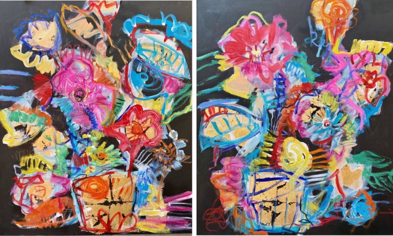 Giselle Fenig — Serie Bloom (Díptico)