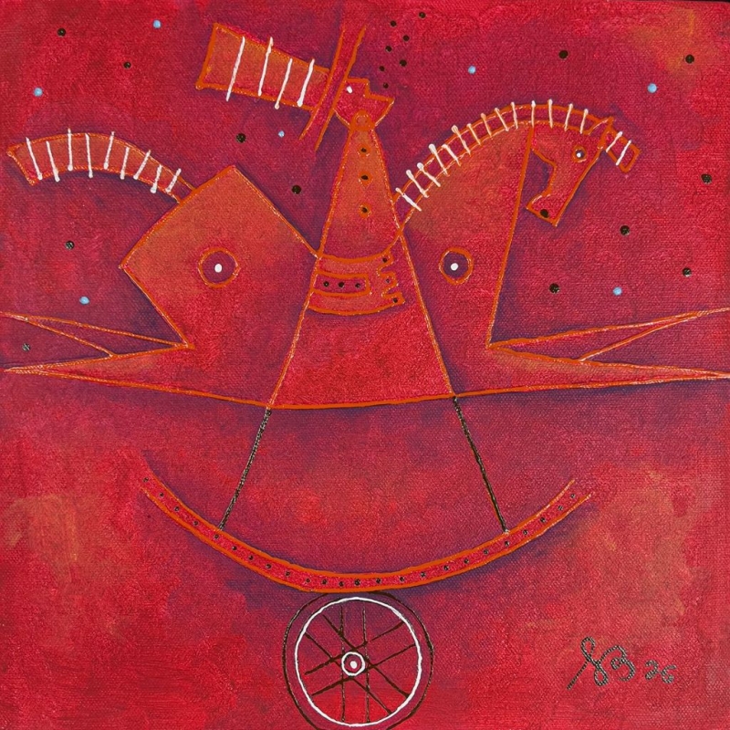 Alain Bailleres — Jinete En Rojo